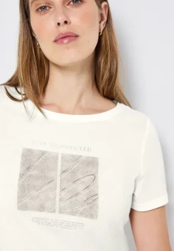Artwork T-shirt avec turn-up