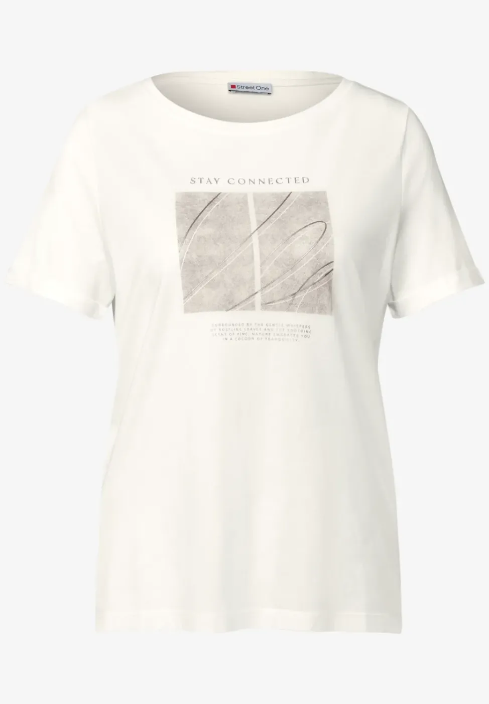 Artwork T-shirt avec turn-up