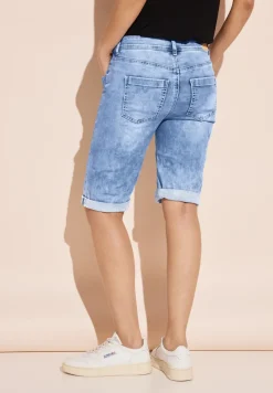 Bermuda en jean coupe classique