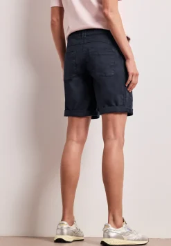 Bermuda straight legs avec turn-up