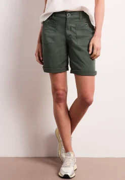 Bermuda straight legs avec turn-up