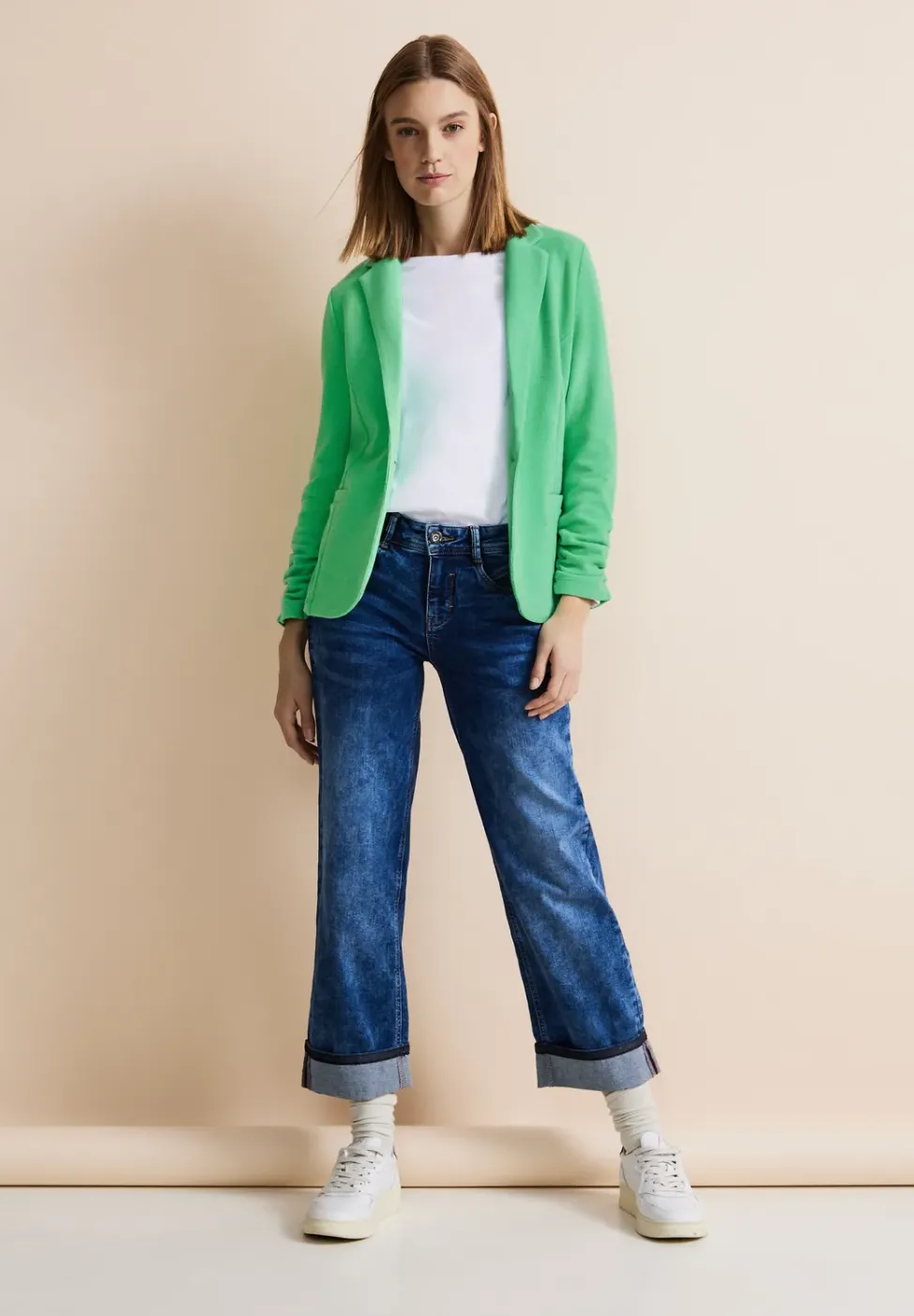 Blazer avec fronces