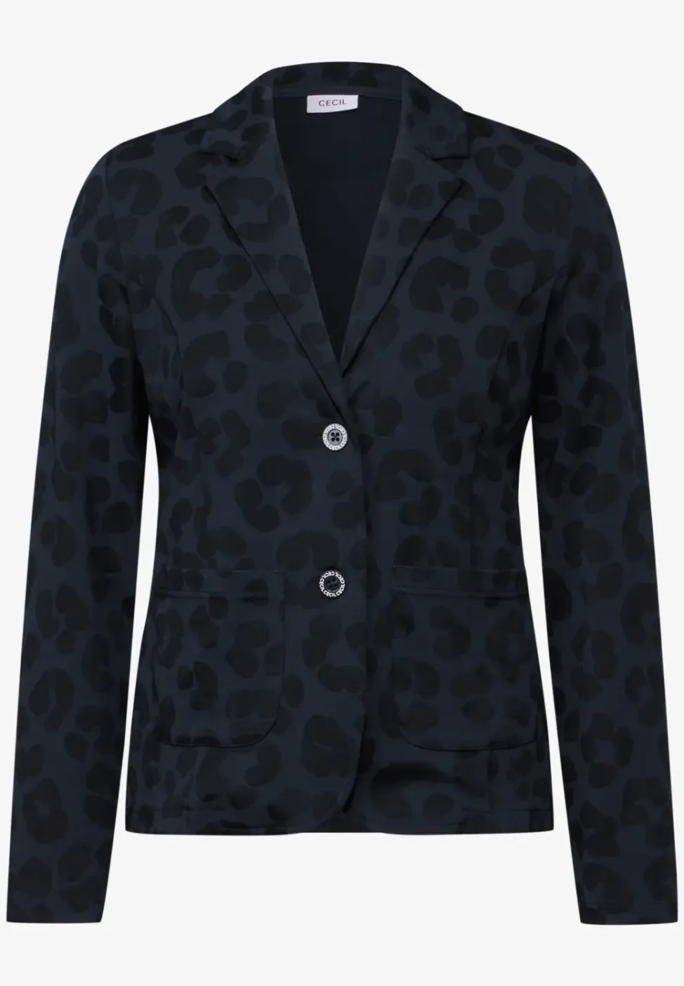 Blazer avec structure léopard