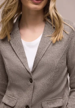 Blazer basique avec col à revers