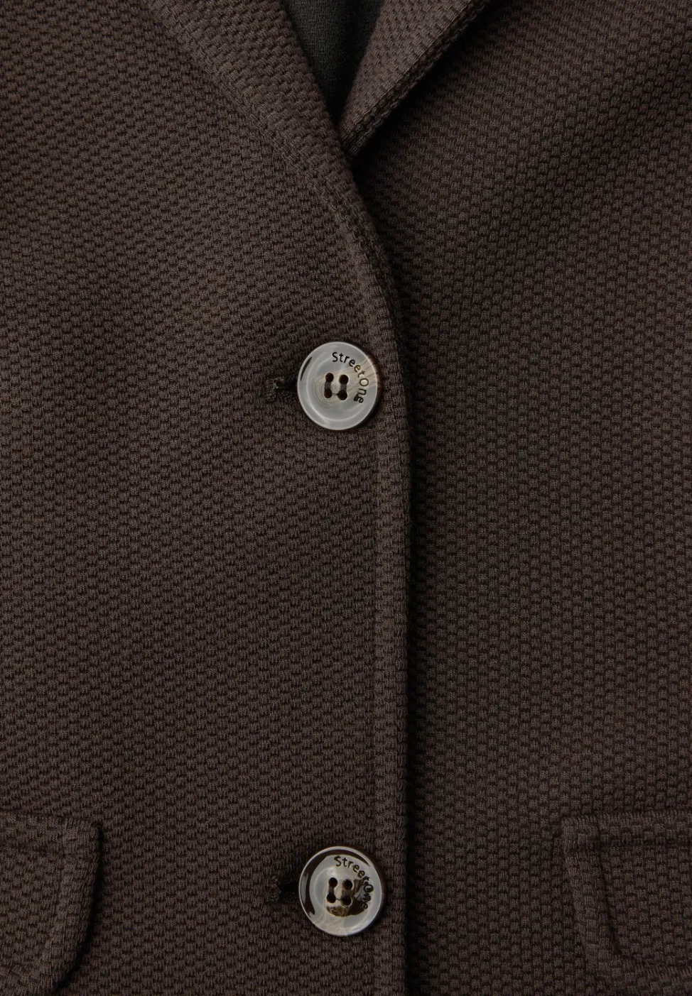 Blazer basique avec col à revers