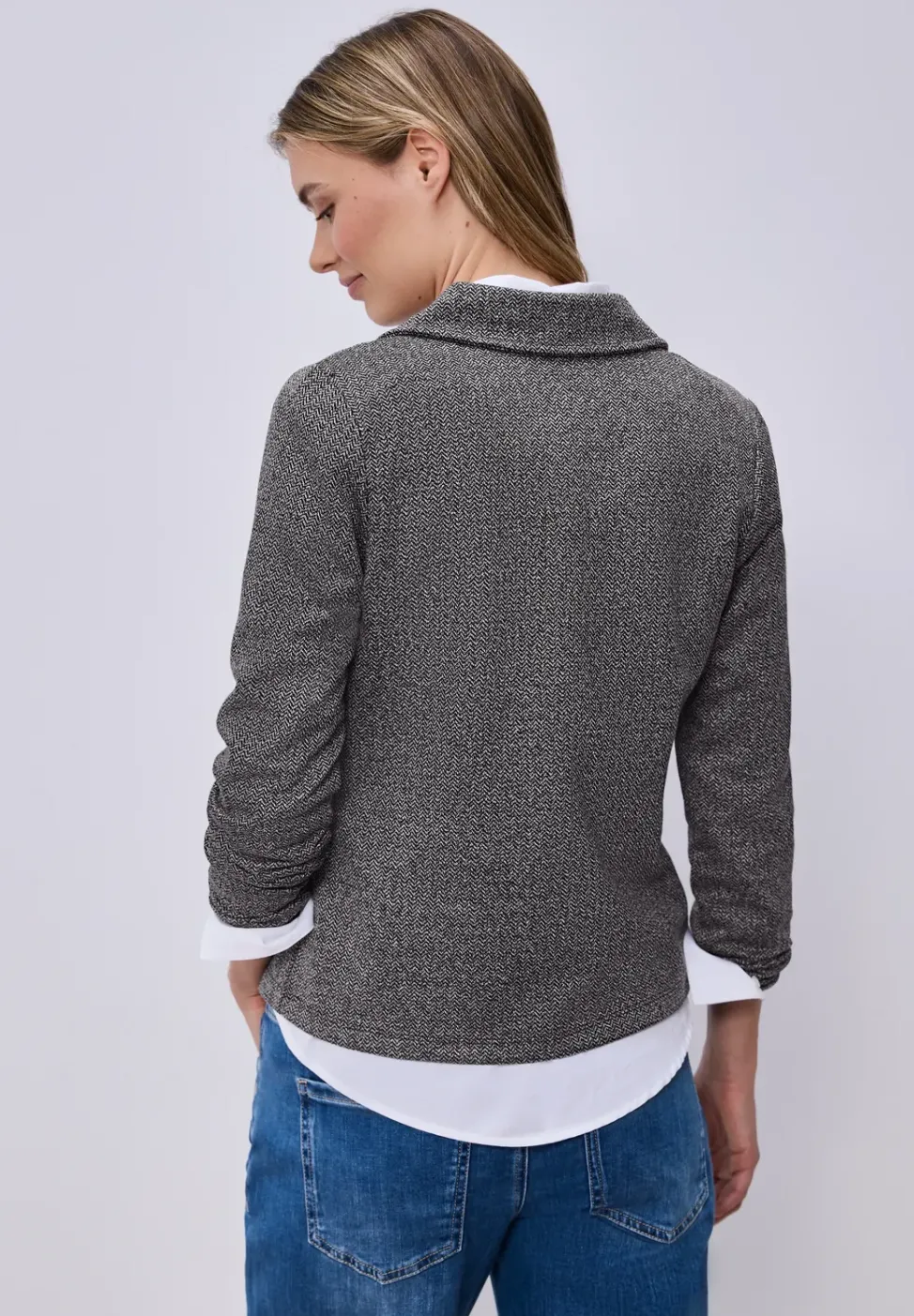 Blazer basique avec col à revers