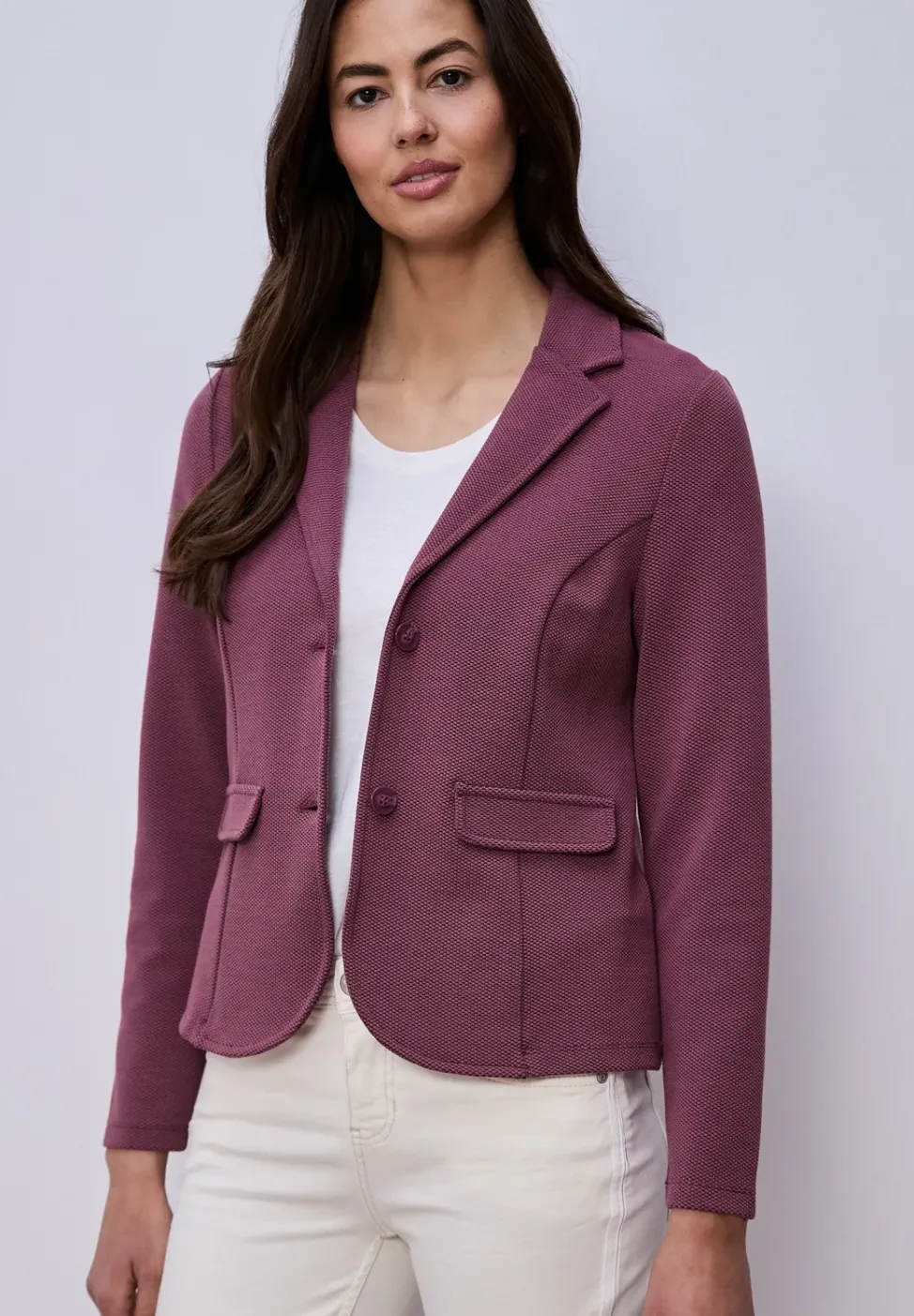 Blazer basique avec col à revers
