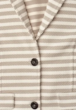 Blazer basique à rayures avec bouton