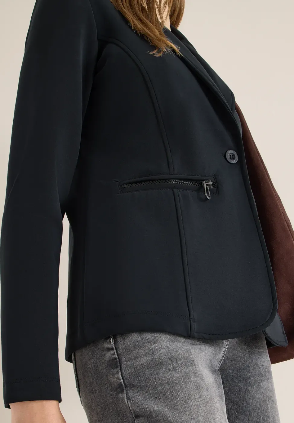 Blazer en soie