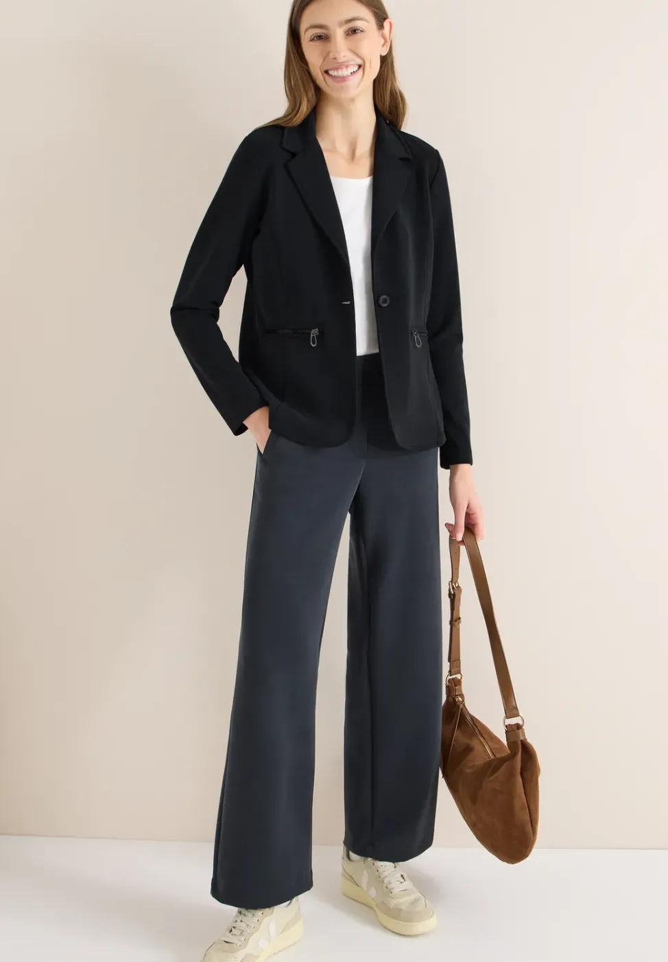 Blazer en soie
