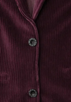 Blazer en velours côtelé doux
