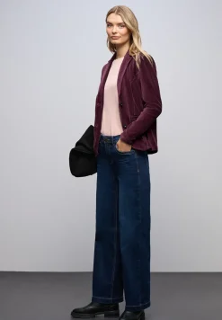 Blazer en velours côtelé doux