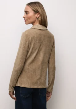 Blazer en velours côtelé doux