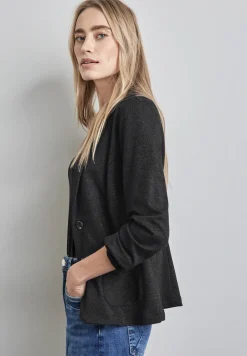 Blazer à look mélangé