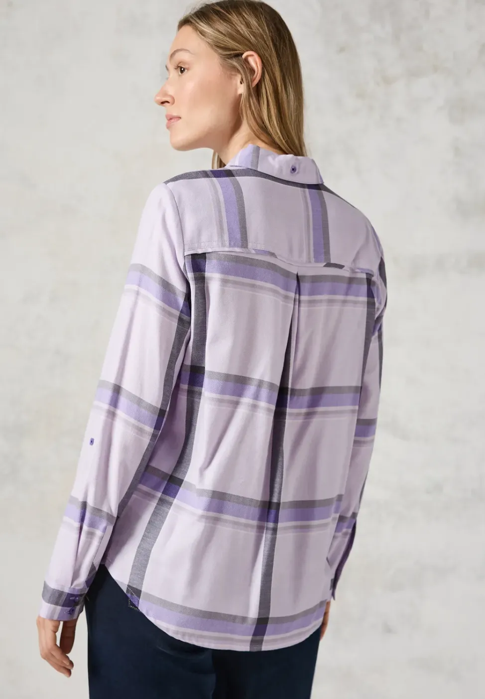 Blouse à carreaux