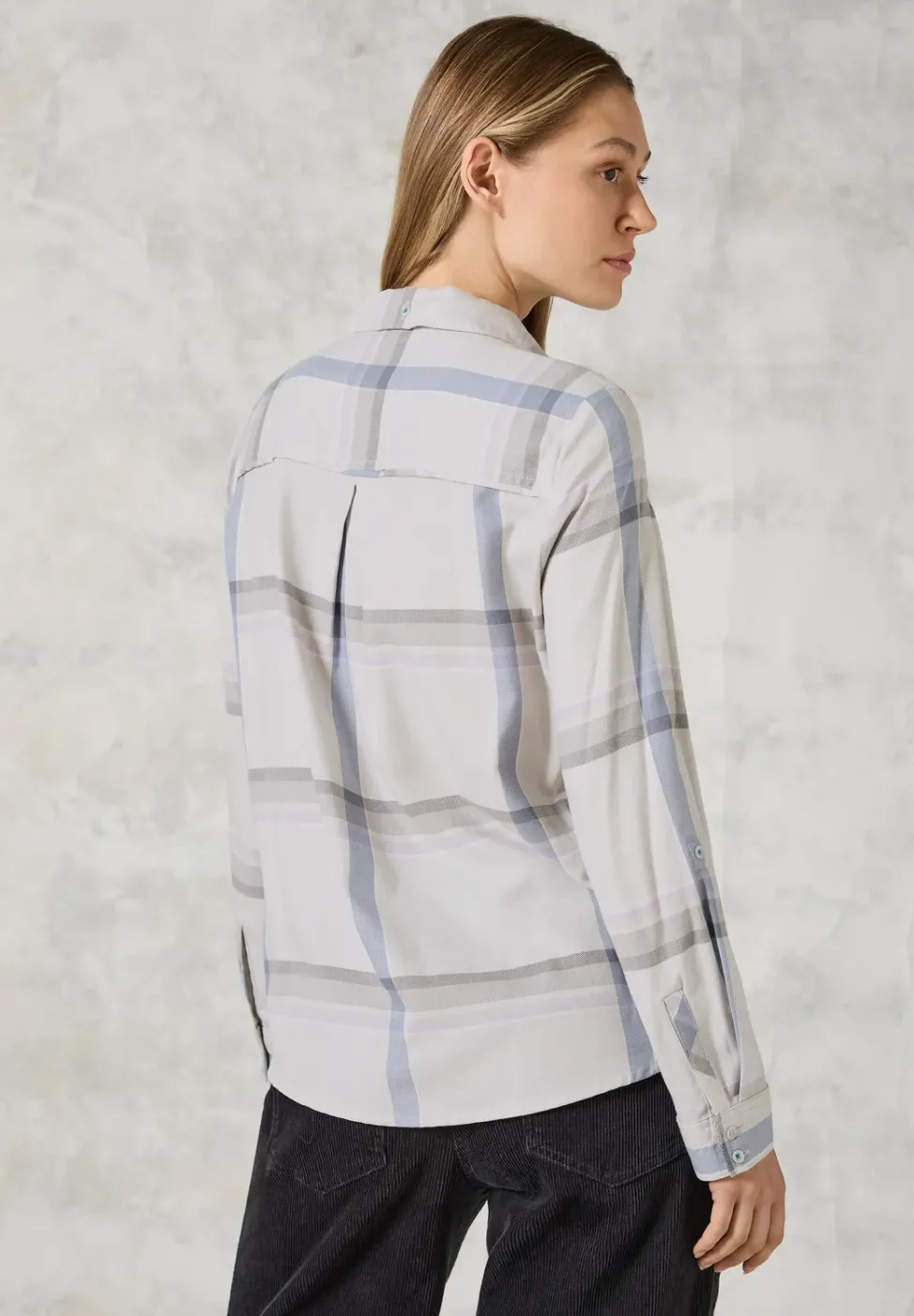 Blouse à carreaux