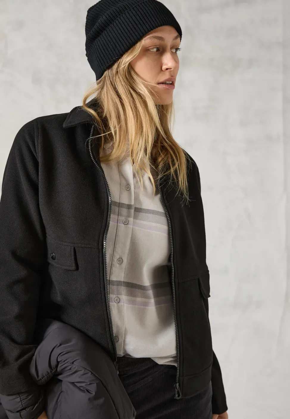 Blouse à carreaux
