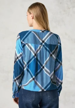 Blouse à carreaux