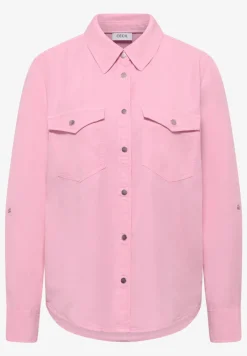Blouse à col chemise et turn-up