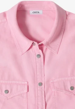 Blouse à col chemise et turn-up
