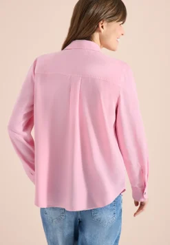 Blouse à col chemise et turn-up