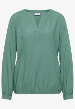 Blouse à col fendu