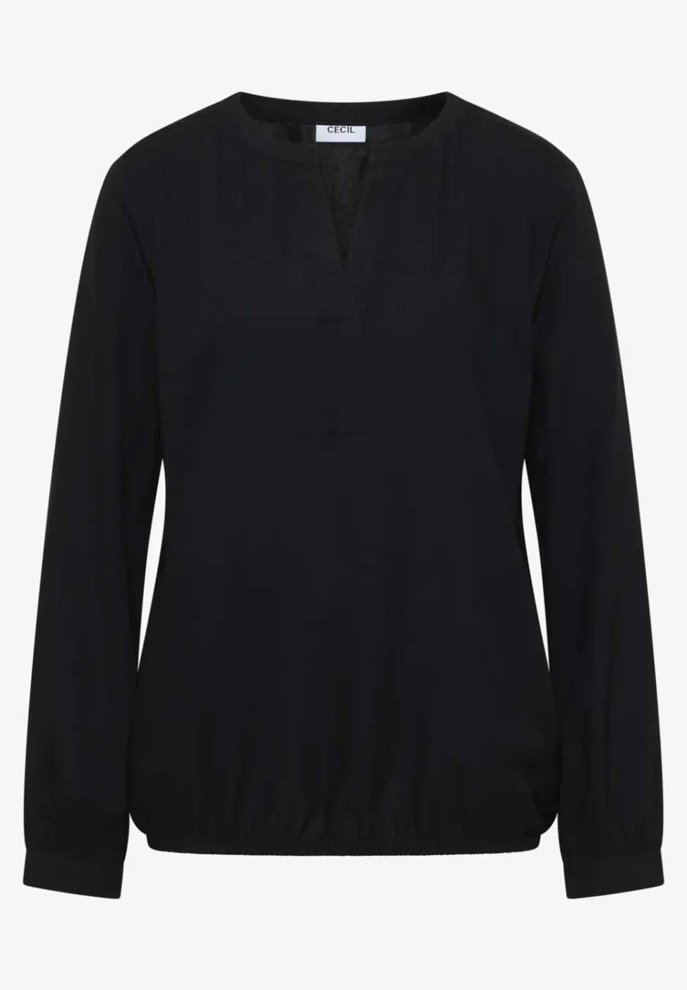 Blouse à col fendu