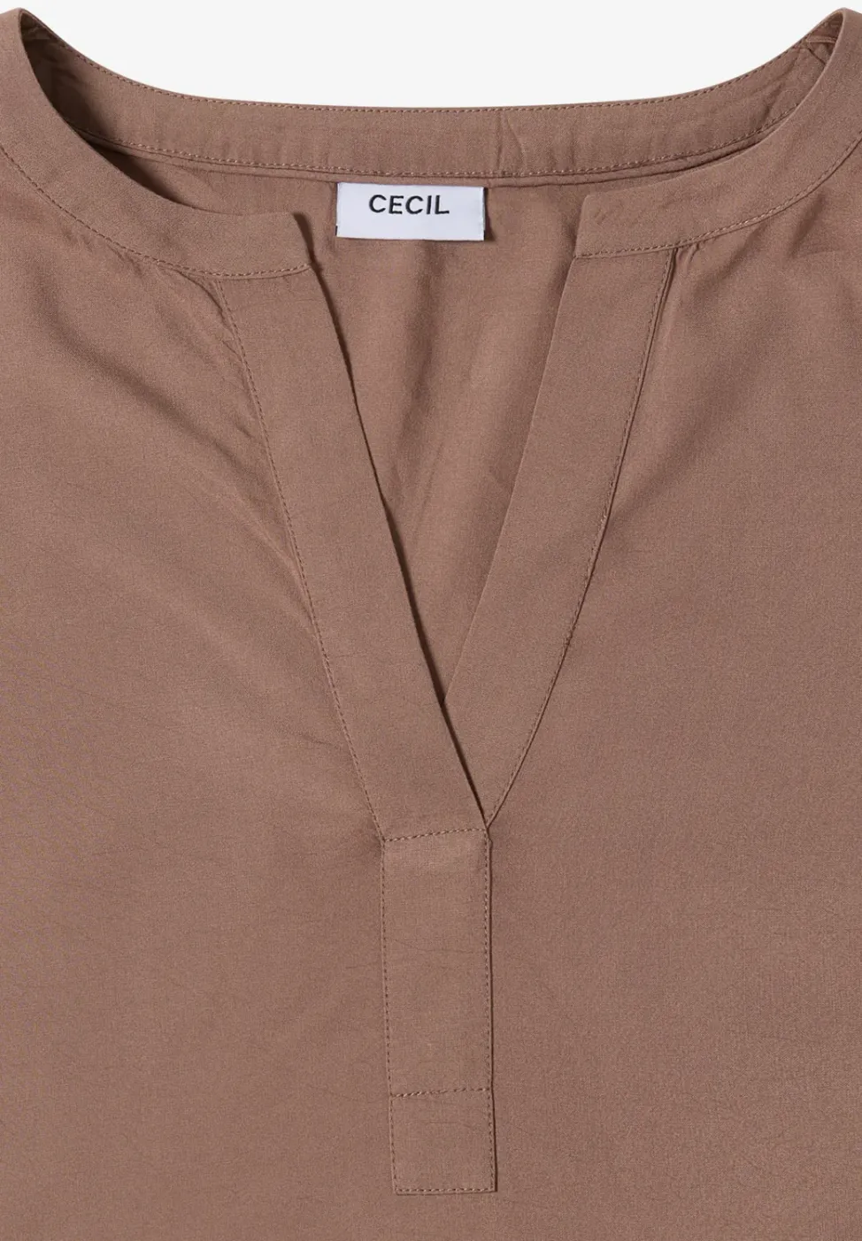 Blouse à col fendu