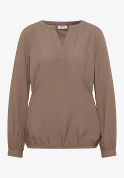 Blouse à col fendu
