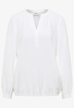 Blouse à col fendu