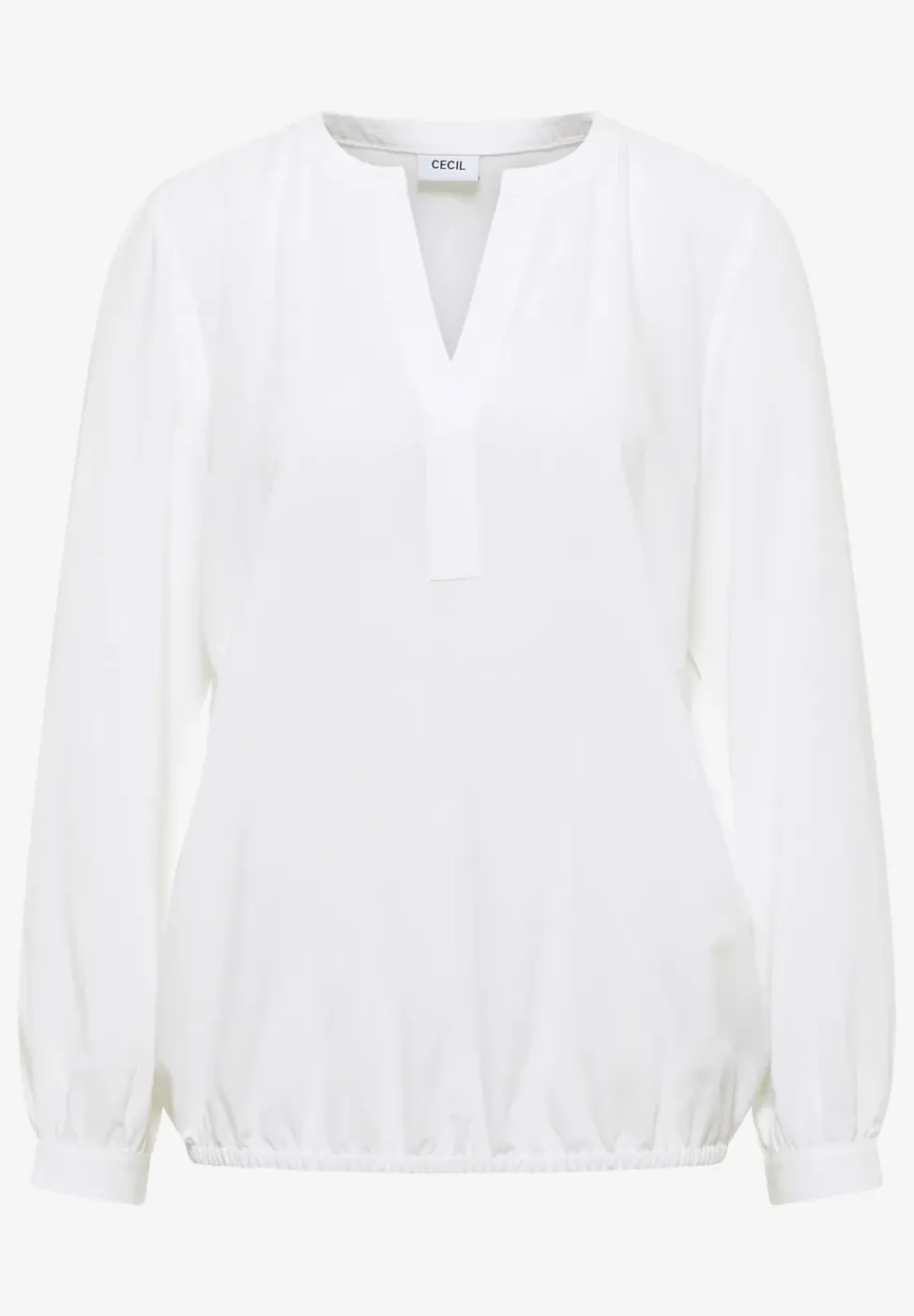 Blouse à col fendu