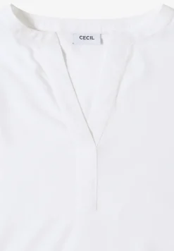 Blouse à col fendu