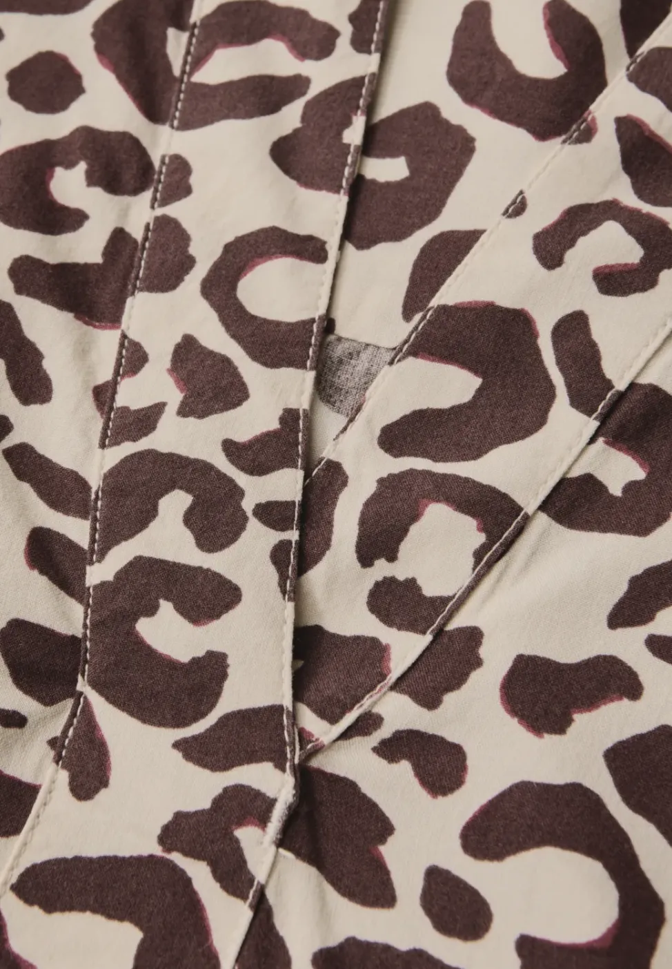 Blouse à col fendu à motifs