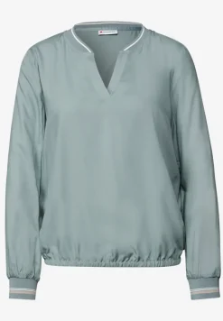 Blouse à col fendu avec bande