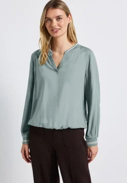 Blouse à col fendu avec bande