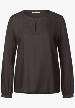 Blouse à col rond avec découpe
