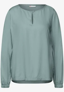Blouse à col rond avec découpe