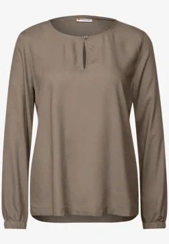 Blouse à col rond avec découpe