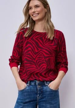 Blouse à col rond avec détails en tape