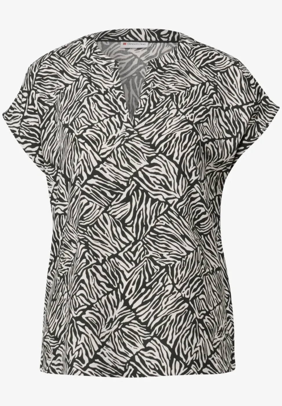 Blouse à imprimé minimal