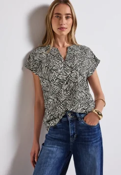 Blouse à imprimé minimal