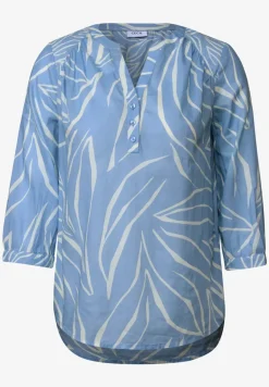 Blouse à imprimé mixte