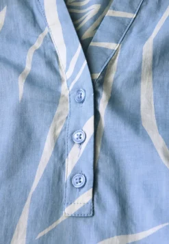 Blouse à imprimé mixte