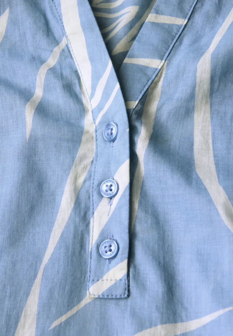 Blouse à imprimé mixte