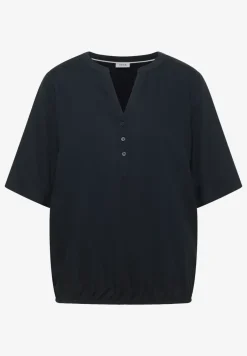 Blouse à manches 3/4 avec col fendu