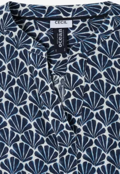 Blouse à manches 3/4 avec détails scintillants