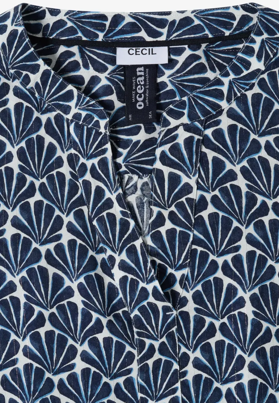 Blouse à manches 3/4 avec détails scintillants