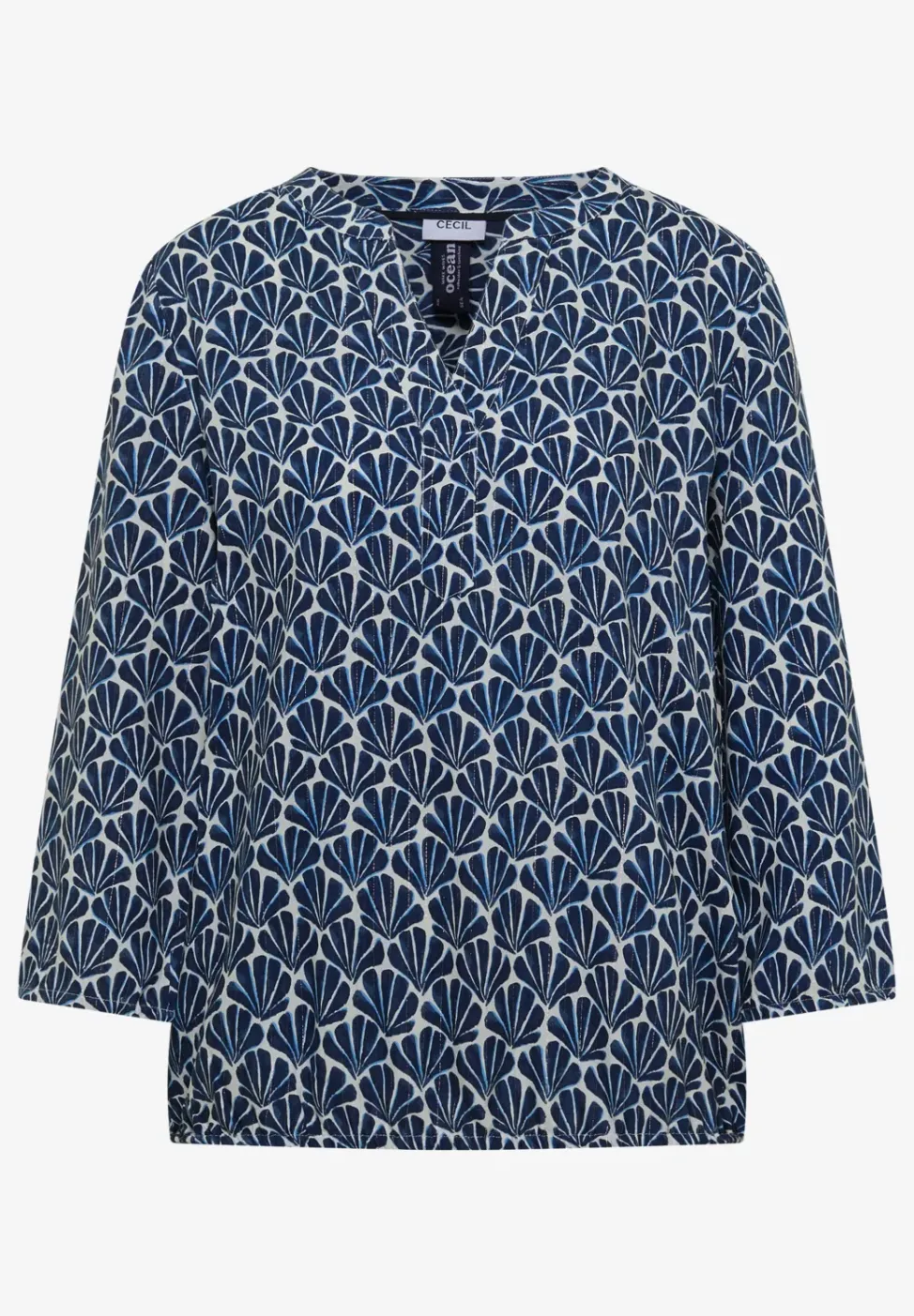 Blouse à manches 3/4 avec détails scintillants
