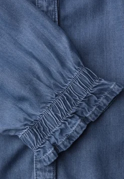 Blouse à manches 3/4 avec détails volantés