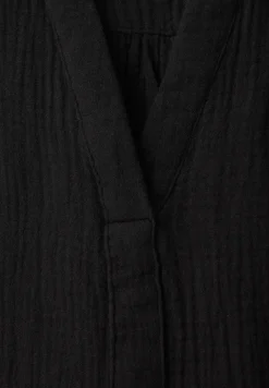 Blouse à manches 3/4 en qualité mousseline